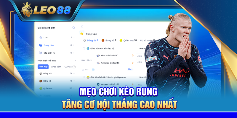 Mẹo chơi kèo rung - Tăng cơ hội thắng cao nhất