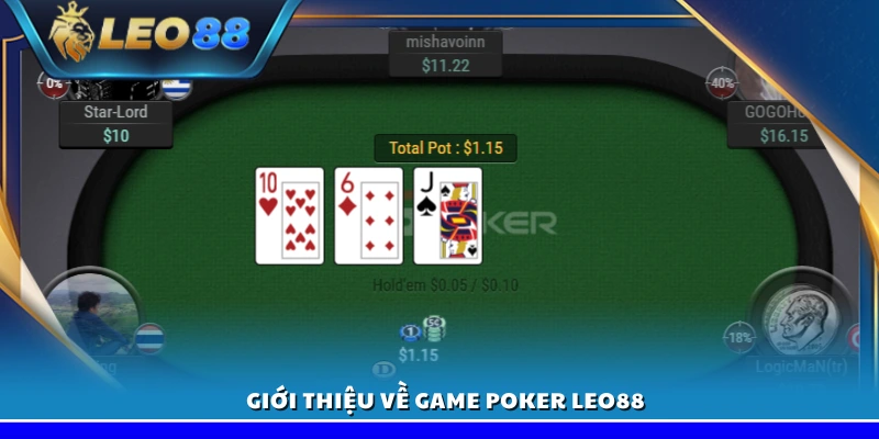 Tải game poker Leo88 – Cài đặt nhanh chóng trên Android và iOS 2 Tìm hiểu về game Poker tại Leo88